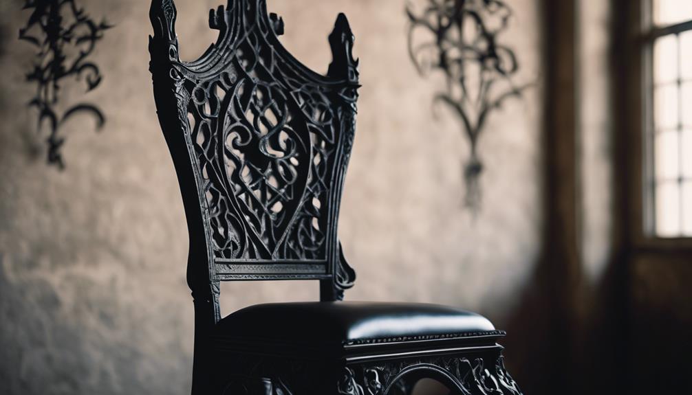 intricate gothic furniture designs