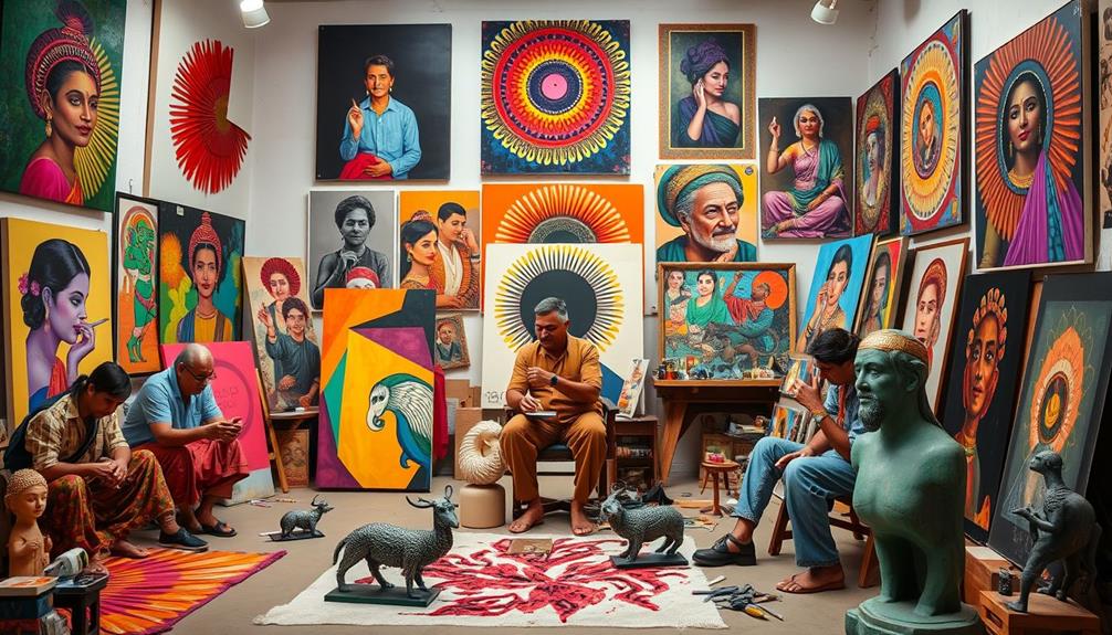 influential indian contemporary artists