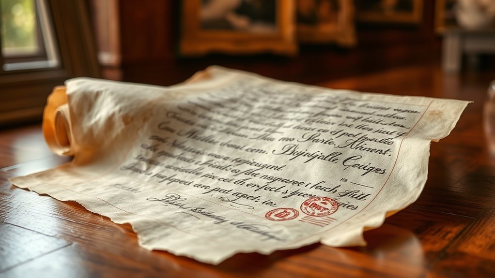 authentic ownership documentation