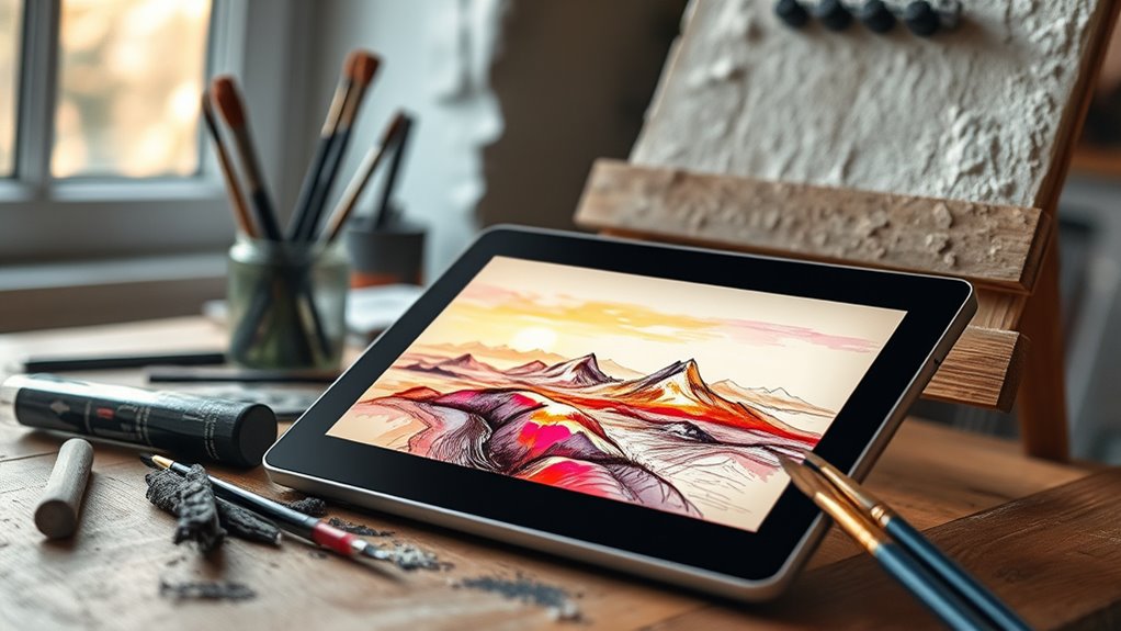 blending digital and traditional