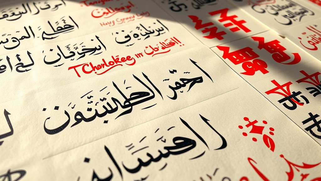cultural identity through calligraphy