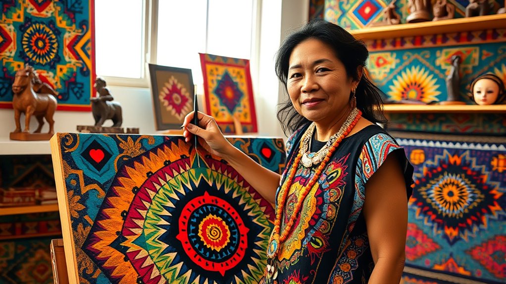 indigenous art blending tradition