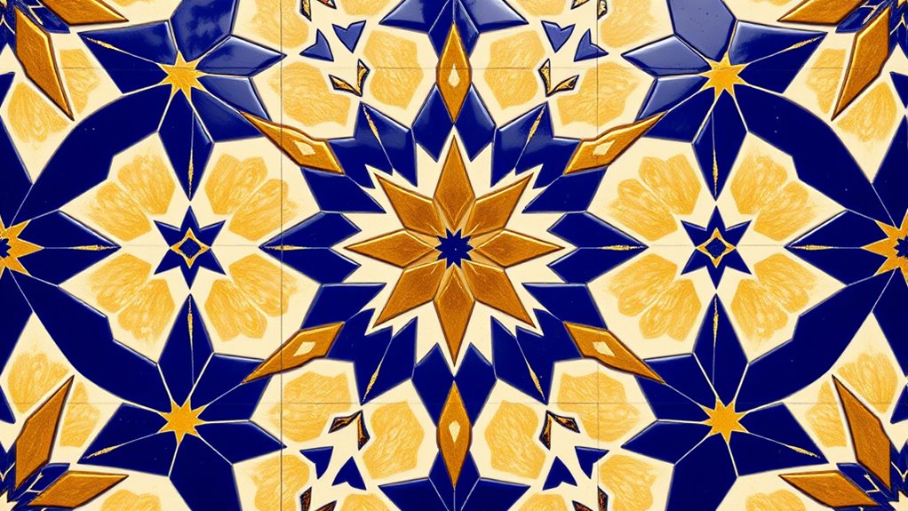 islamic tile geometric design