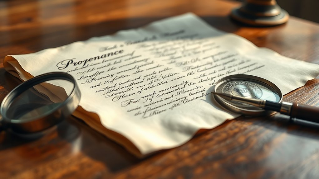 provenance secures authentic art