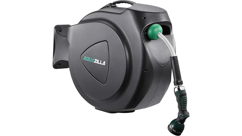 100 foot wall mounted hose