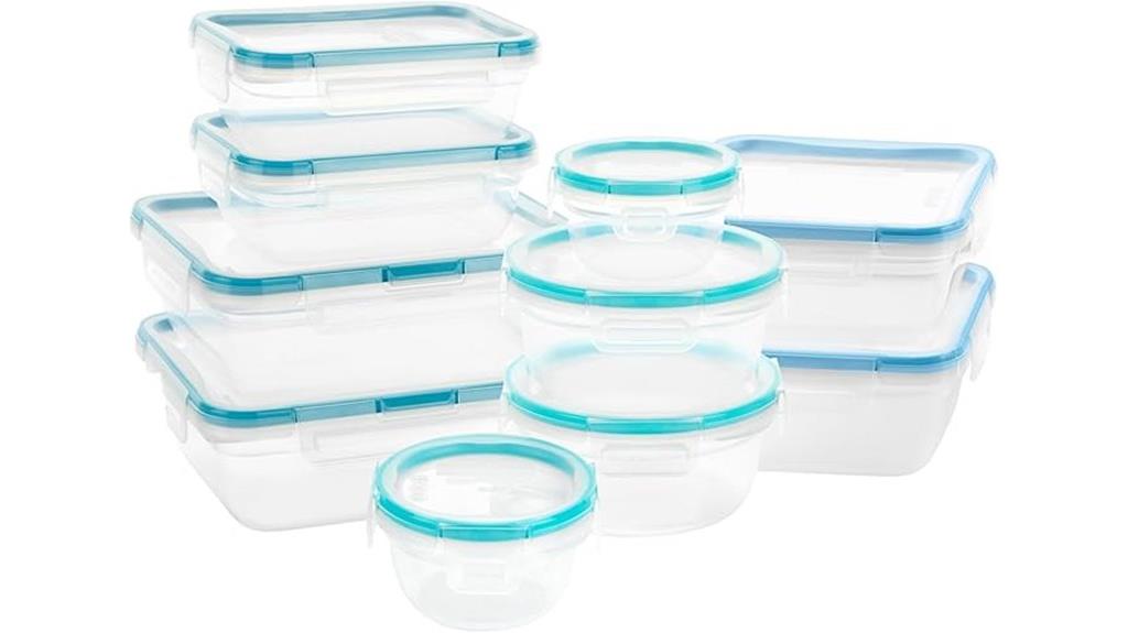 10 pack plastic food containers