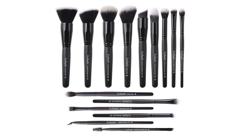 15 piece makeup brush set