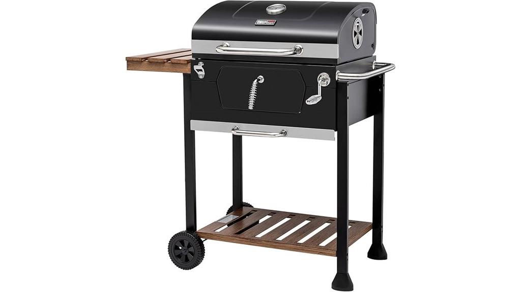 24 inch charcoal grill