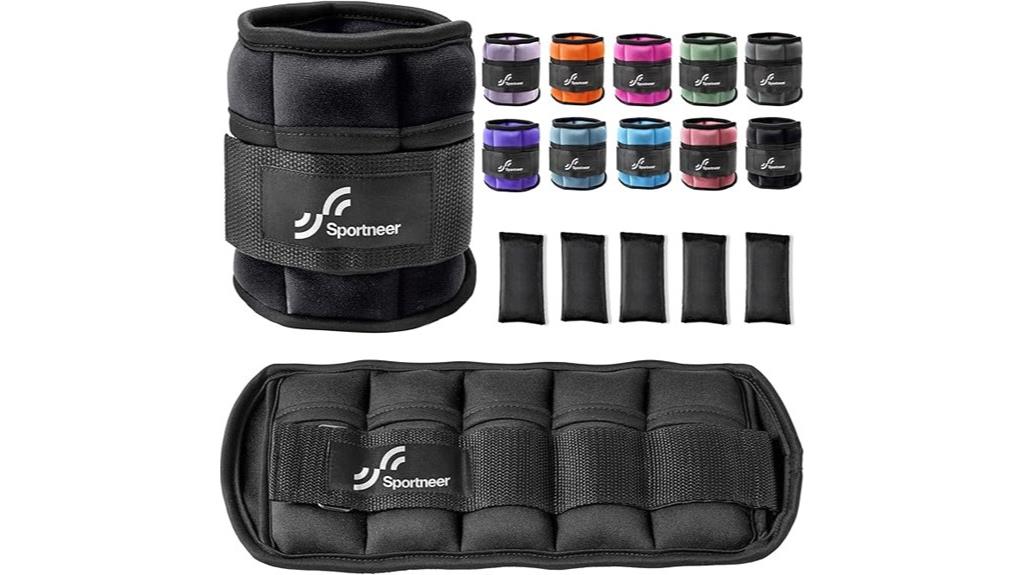 adjustable ankle weights pair