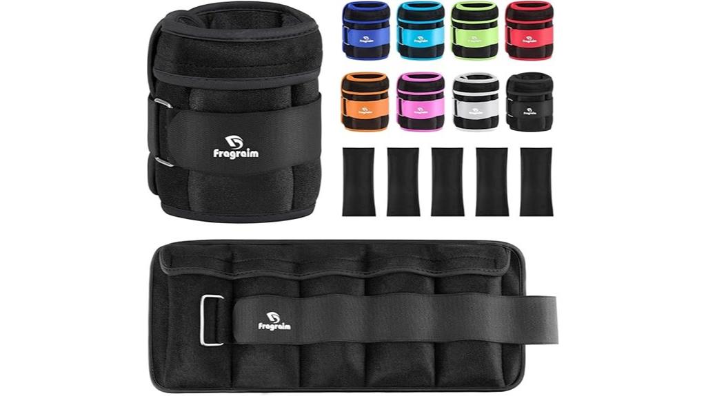 adjustable ankle weights with removable weights