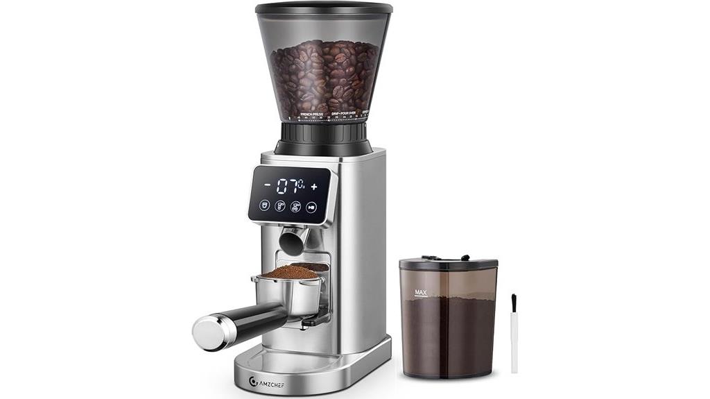adjustable burr coffee grinder