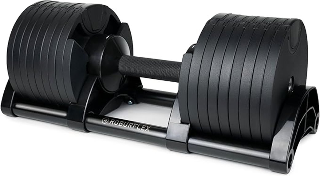 adjustable dumbbell fitness equipment