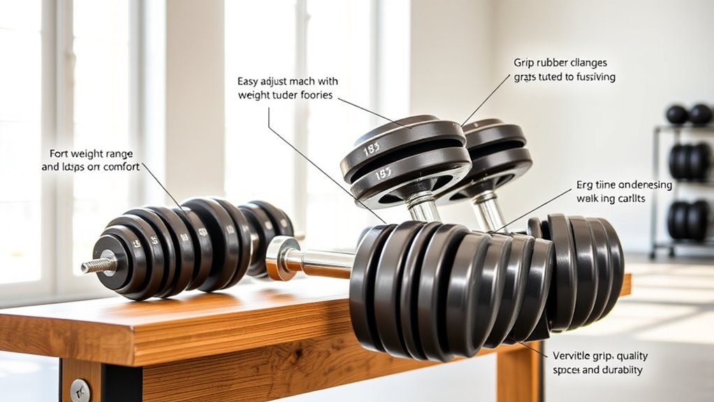 adjustable dumbbells selection criteria