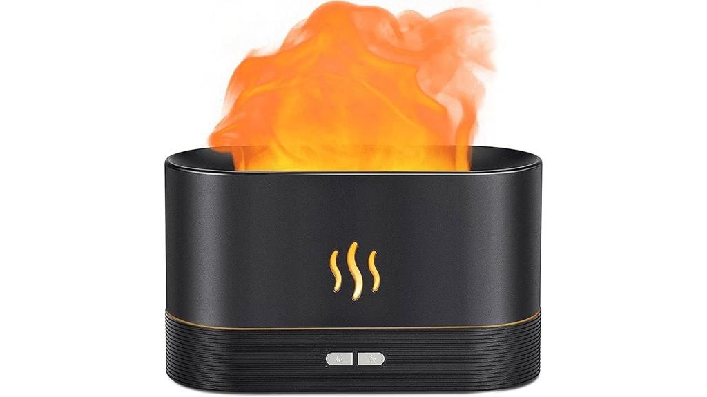 adjustable flame humidifier features