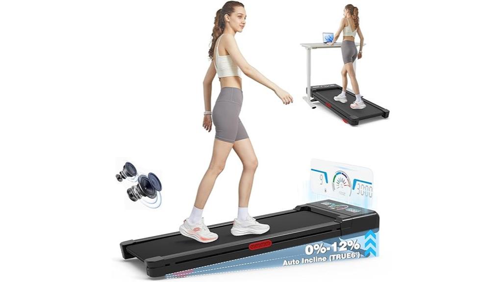 auto incline treadmill with speakers