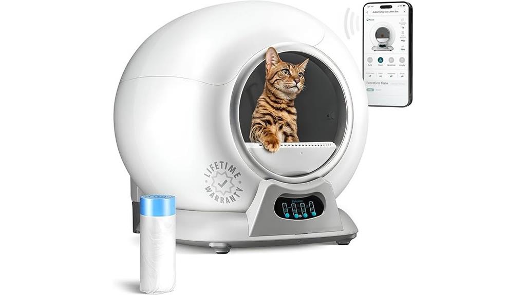 auto sensor cat litter box