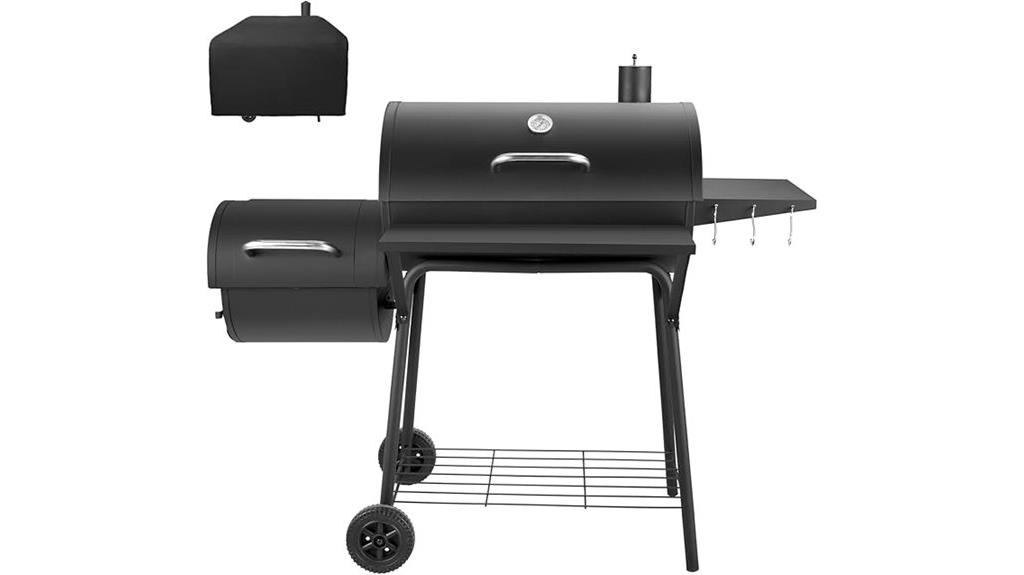 barrel shaped charcoal smoker