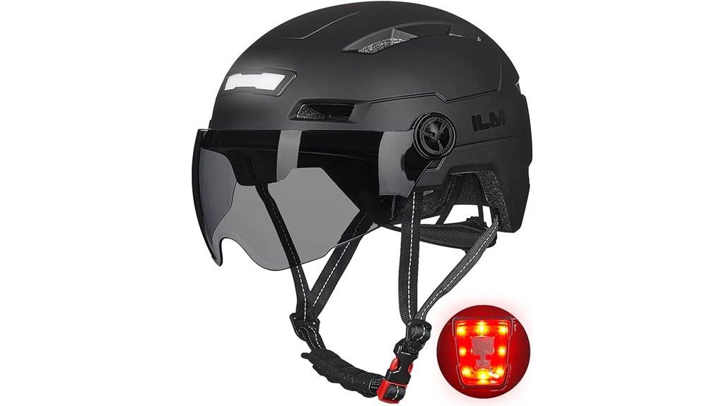 bike helmet with led