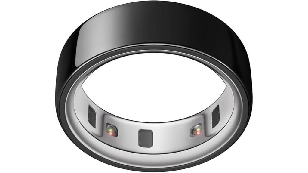 black size 10 smart ring