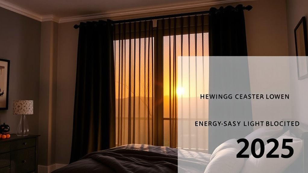 blackout halloween room decor