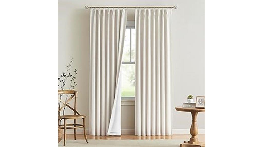 blackout linen room curtains