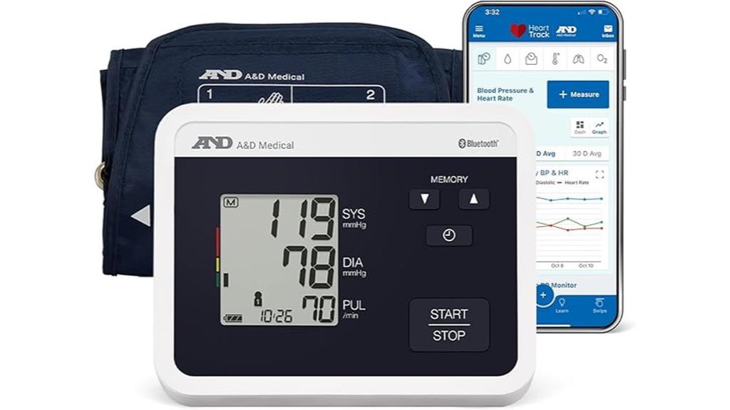 bluetooth home blood pressure monitor