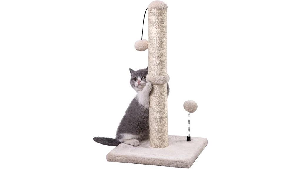 cat scratching post ball