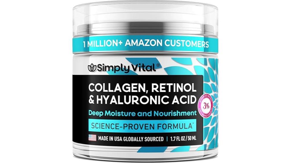 collagen retinol hyaluronic moisturizer