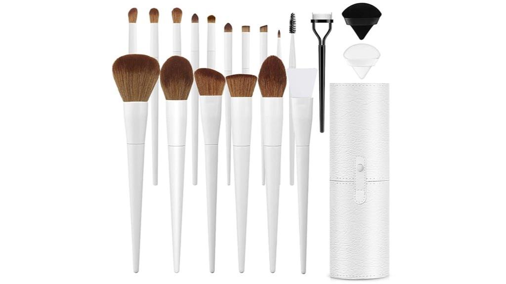 complete 20 piece makeup brush set