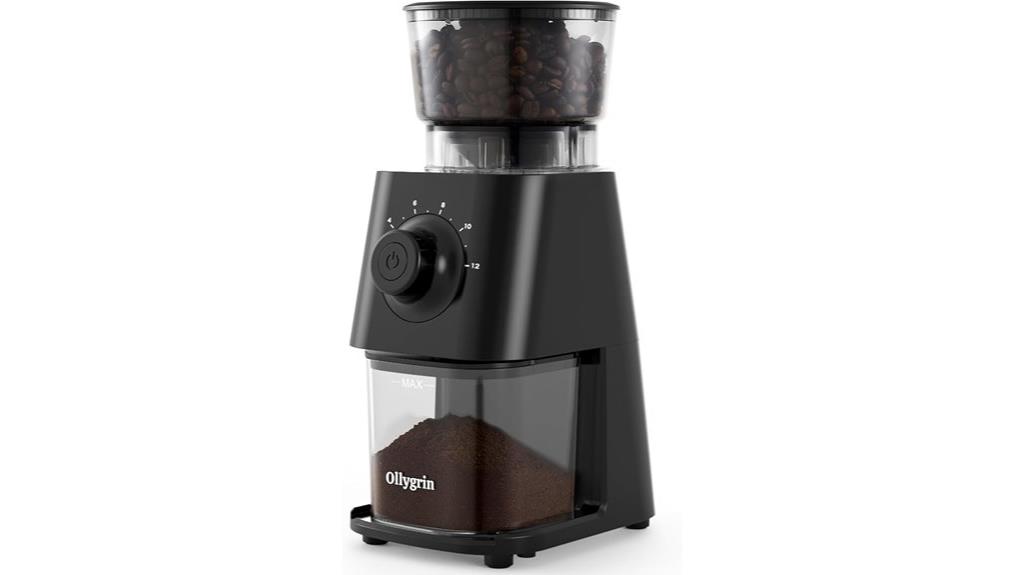 conical burr grinder options