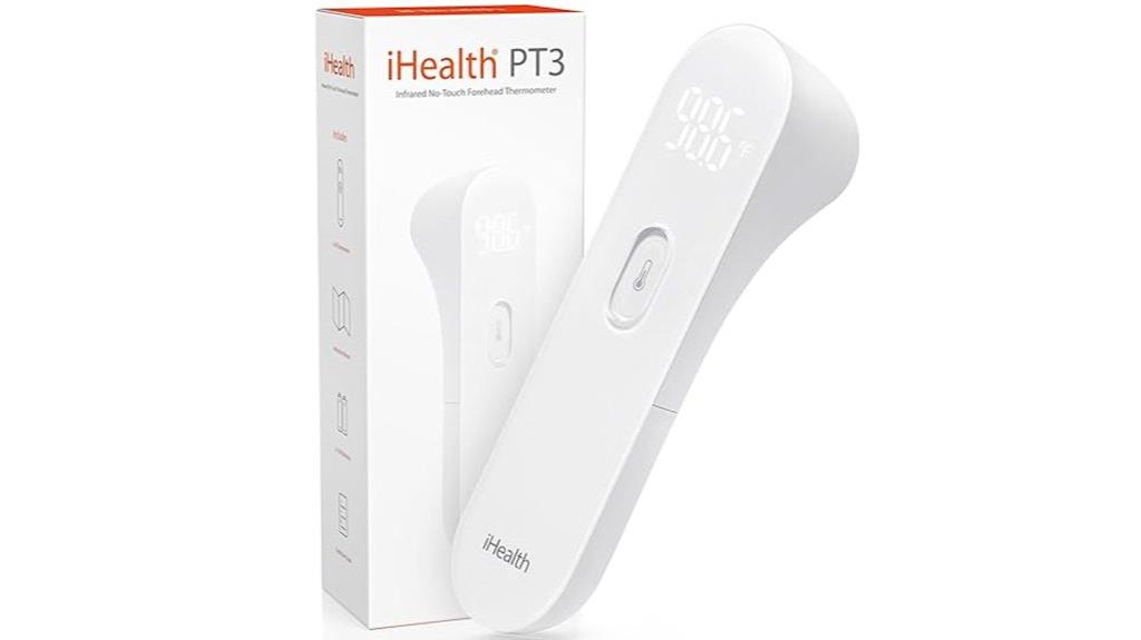 contactless forehead thermometer