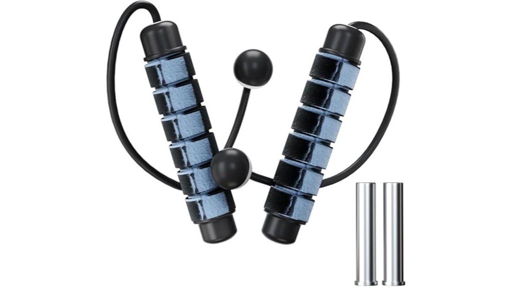 cordless weighted fitness rope