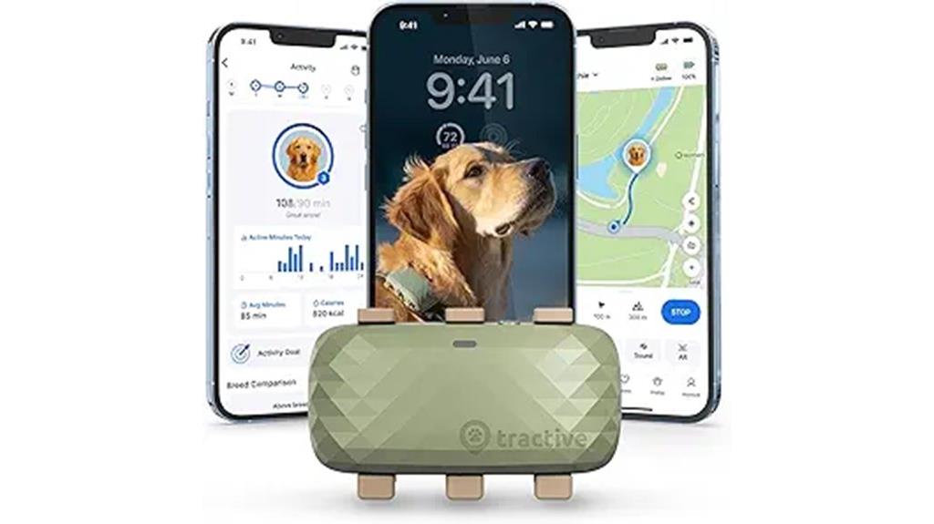 dog gps with health monitoring