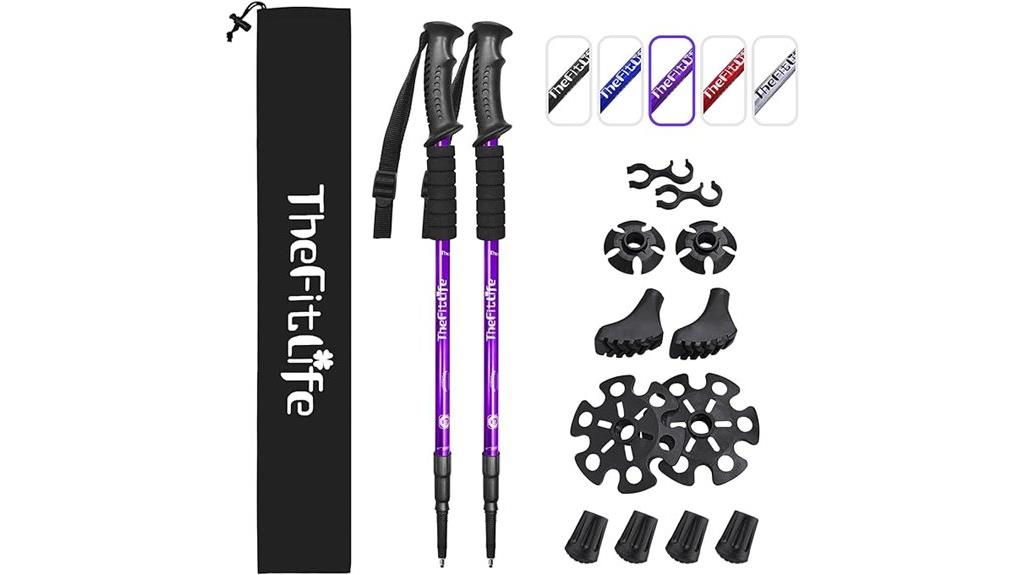 dual pack nordic walking poles