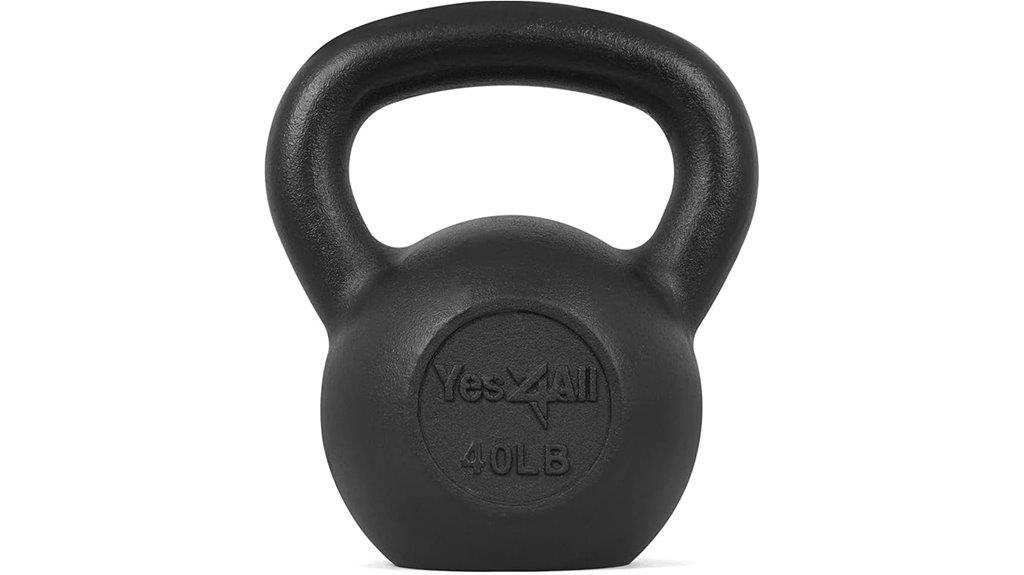 durable cast iron kettlebell