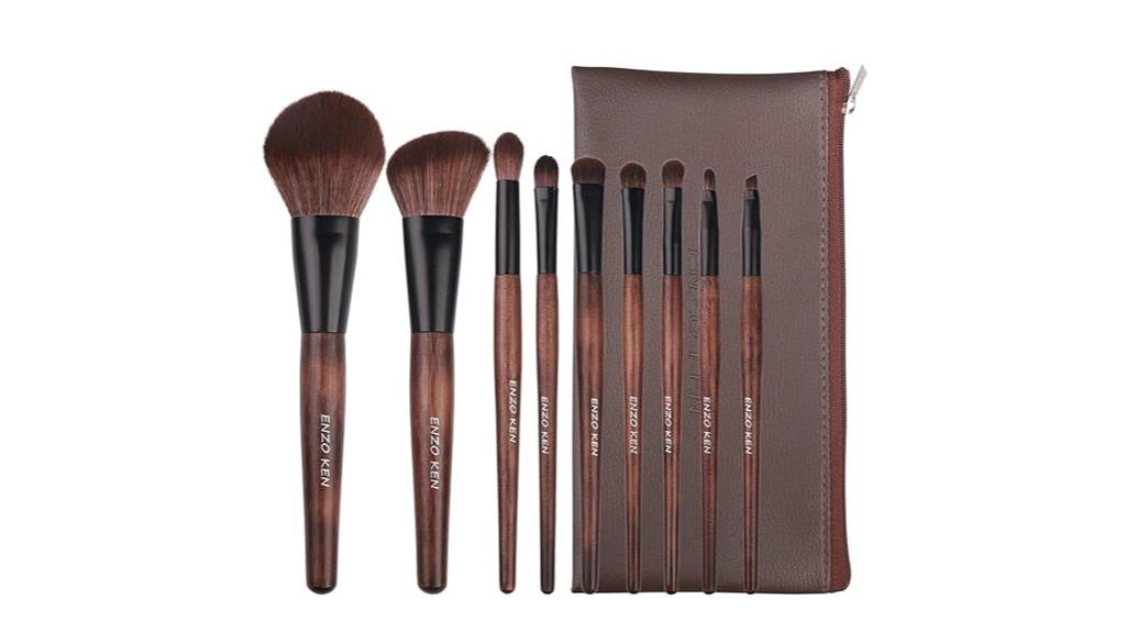 eco friendly bamboo brush set