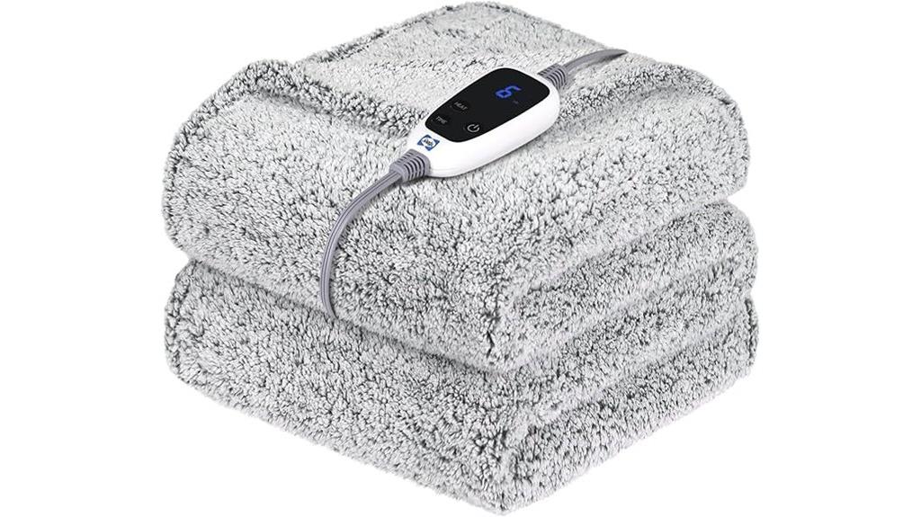 electric heated throw blanket