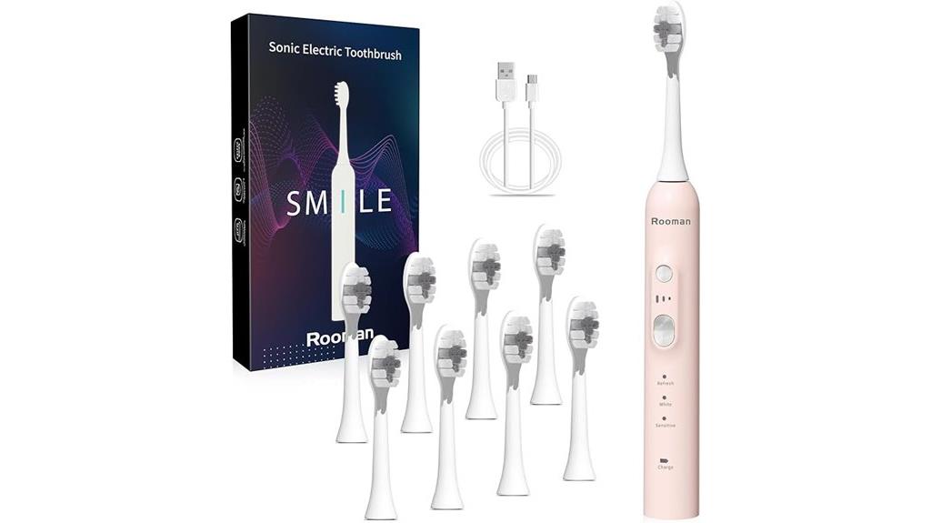 electric toothbrush with multiple heads