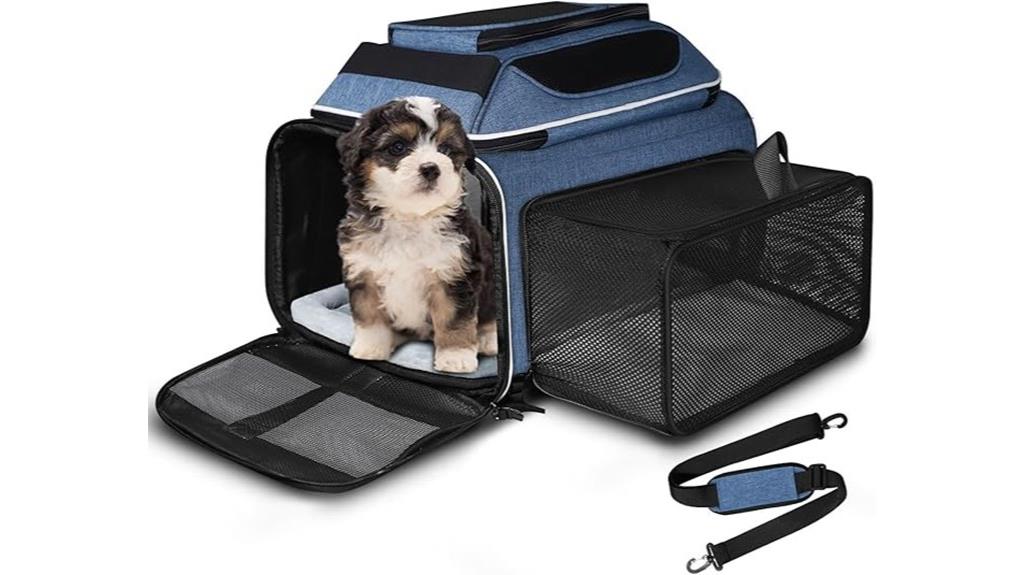 expandable carrier for small pets