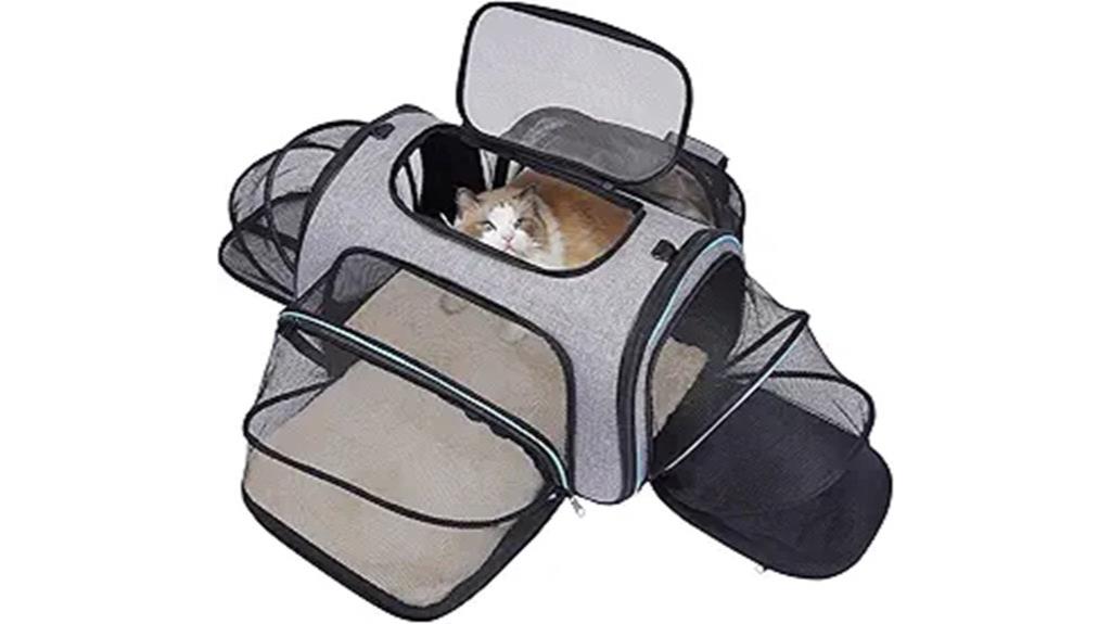 expandable small animal carrier