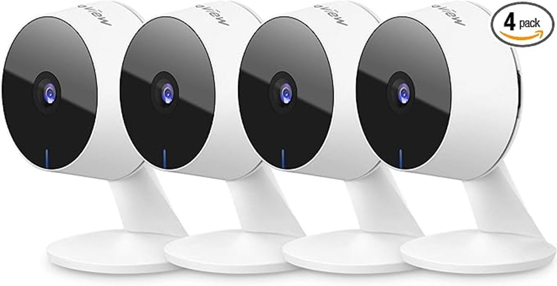four pack indoor cameras