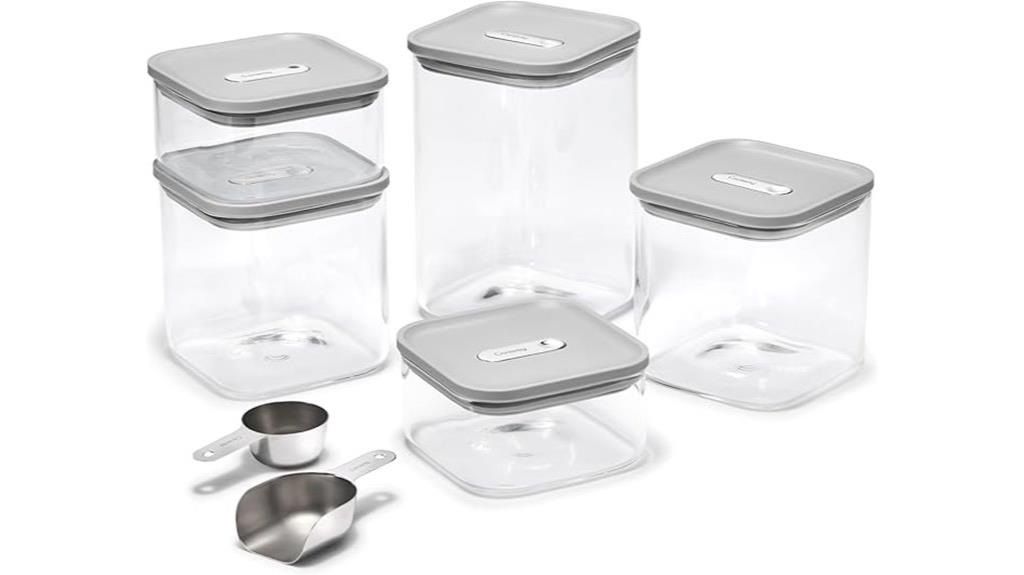 glass containers with lids