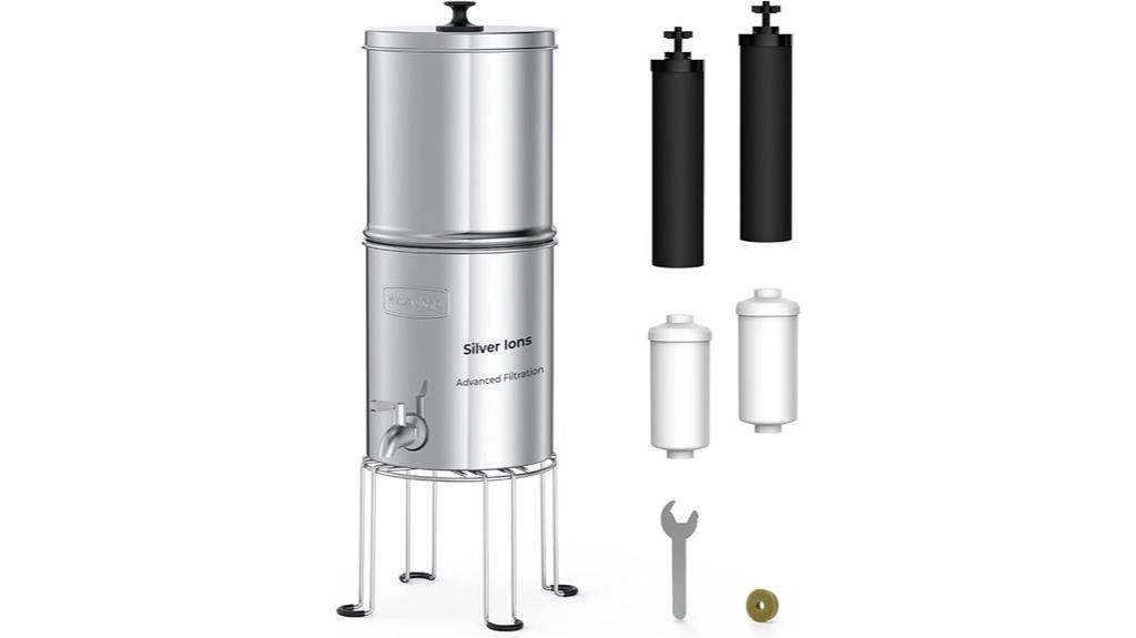 gravity fed water filtration