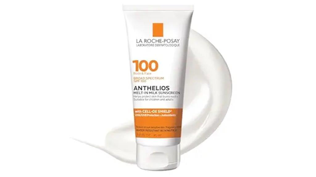 high spf melting milk