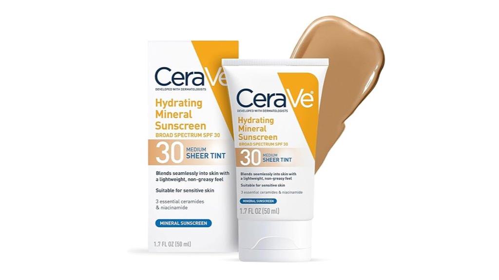 hydrating mineral sunscreen spf30