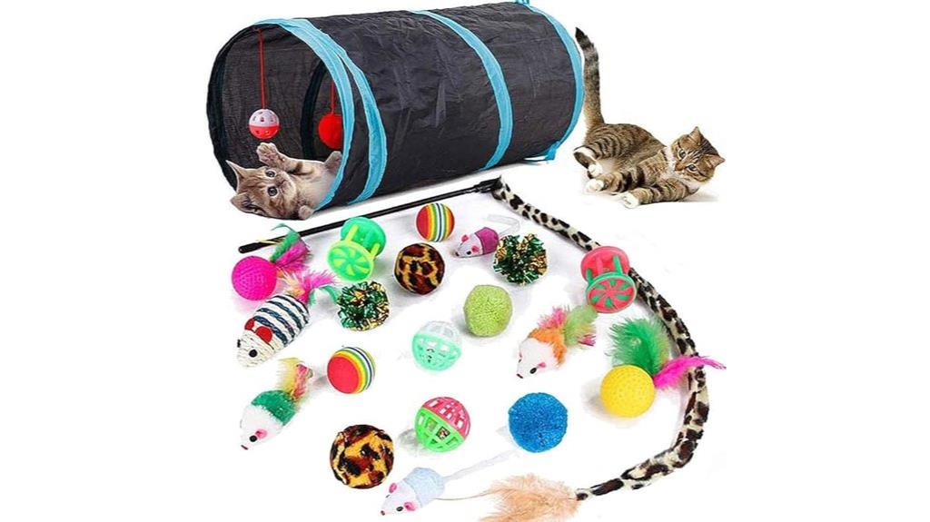 indoor cat toy set