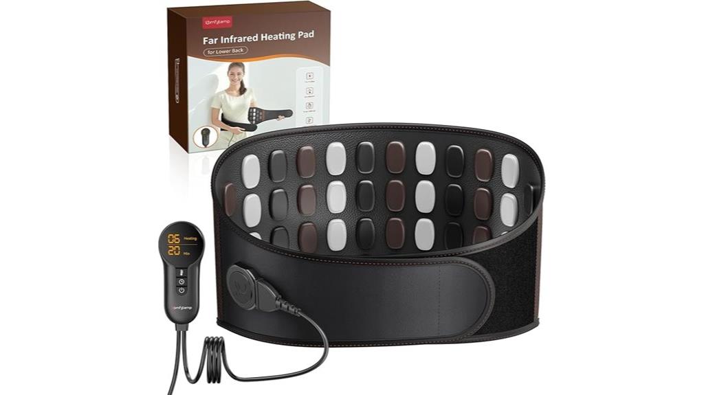 infrared back heating pad