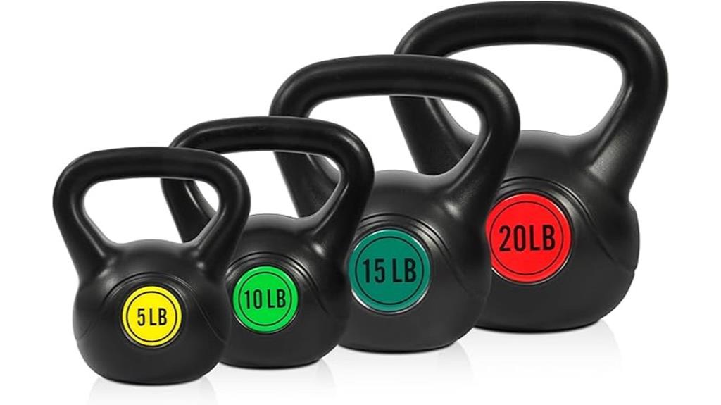 kettlebell fitness weight set
