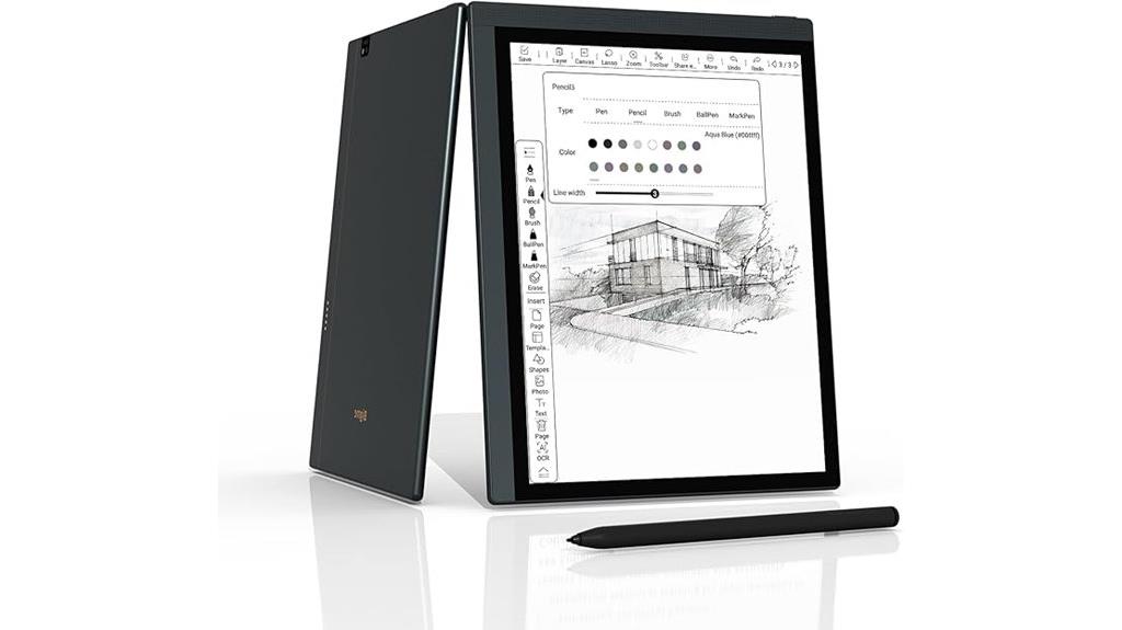 large color e ink tablet