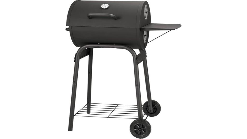 large outdoor barrel grill